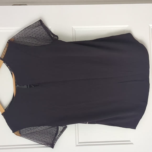 RW&Co, dark purple short sleeve top, size medium - Picture 4 of 4